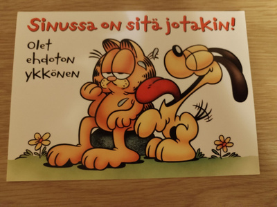 Vanha Karvinen kortti,kulkematon.