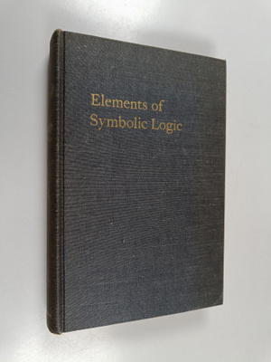 Hans Reichenbach : Elements of Symbolic Logic