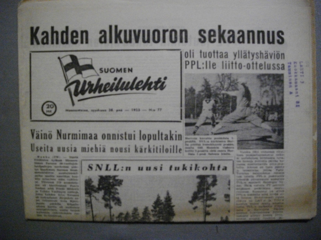 Suomen Urheilulehti Nro 77/1953 (12.3)