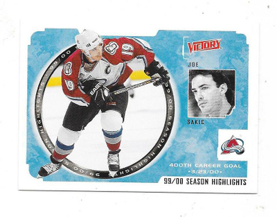 1999-00 Upper Deck Victory SL #245 Joe Sakic , Colorado Avs