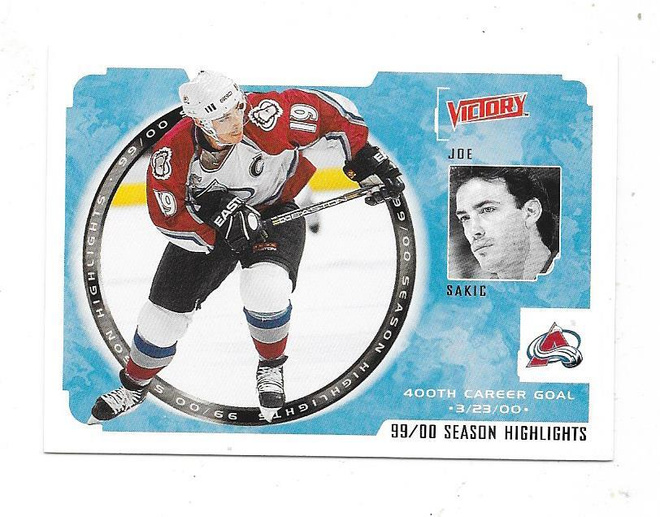 1999-00 Upper Deck Victory SL #245 Joe Sakic , Colorado Avs