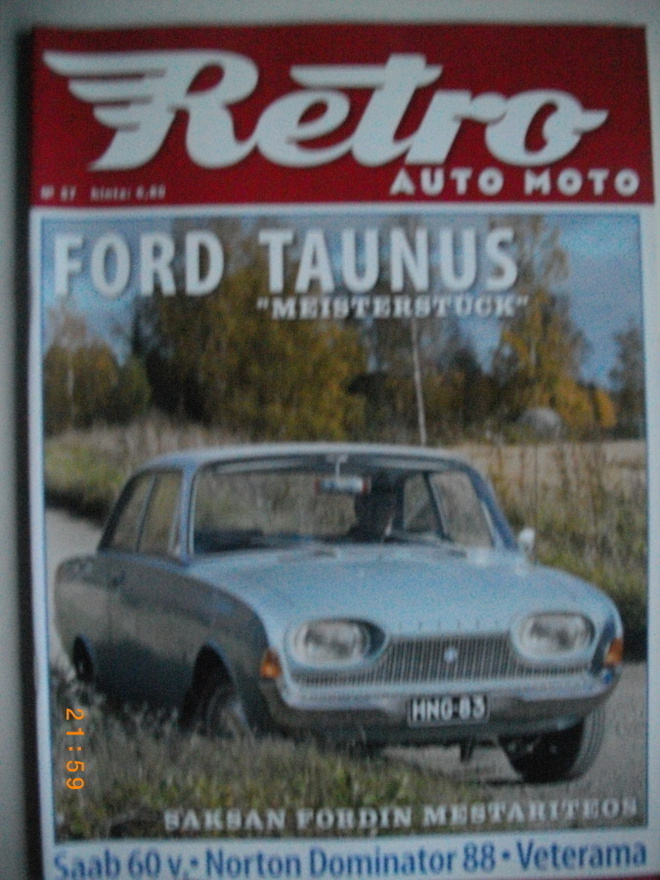 Retro auto moto lehti Nro 57 2007 (27.1)