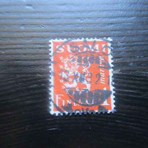 M30 Leijonamerkki 1mk oranssi 1930