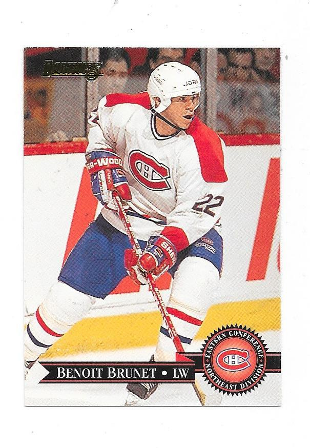 1995-96 Donruss #367 Benoit Brunet Montreal Canadiens