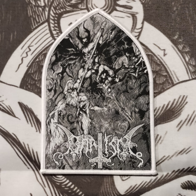 Baptism - The Beherial Midnight patch, valkoinen