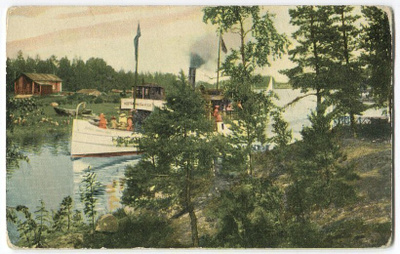 Helsingin saaristo, höyrylaiva, 1900-luvun alku