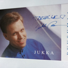 JUKKA RUUSUMAA nimmaroitu fanikortti ( Sis.postikulut ) - pikkukuva 1