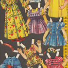 Paperinukke tyttö 1950-luku - pikkukuva 2