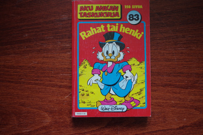Aku Ankan taskukirja 83, Rahat tai henki, 1.painos 1985