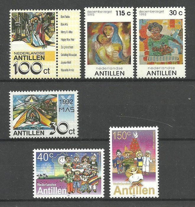JOULU-aihetta 3 sarjaa ALANKOMAIDEN ANTILLIT **