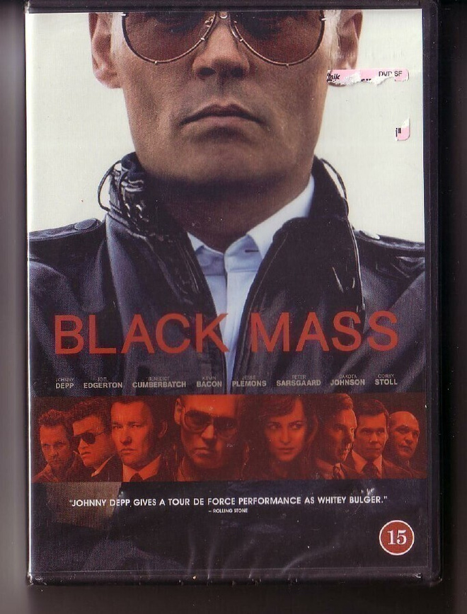 dvd, Black Mass (Johnny Depp) UUSI / New [toiminta, rikos]