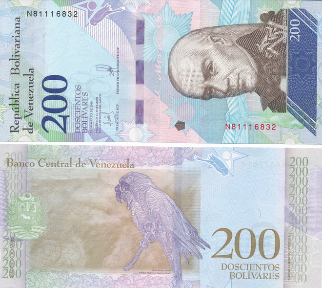 Venezuela 200 Bolivares 2018 #622