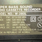 VINTAGE SAMSUNG KASETTIRADIO - pikkukuva 5