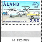 Ål 1999 UPU 125 v 2,90 mk välilöpari numero ** LaPe 159 - pikkukuva 1