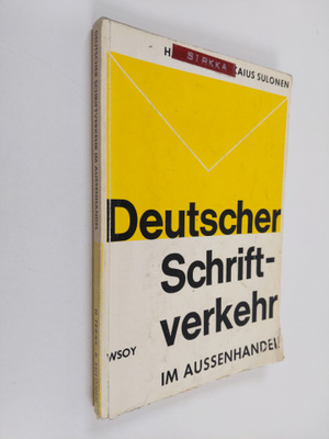 Hannu Teräs ym. : Deutscher Schriftverkehr im Aussenhandel
