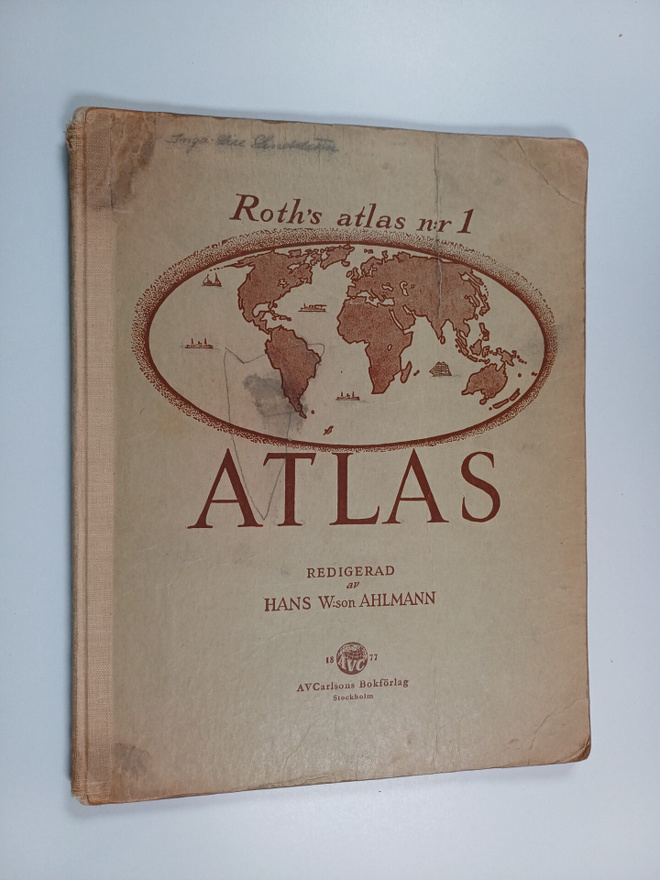 Roths atlas, Nr. 1 - För allmänna läroverken