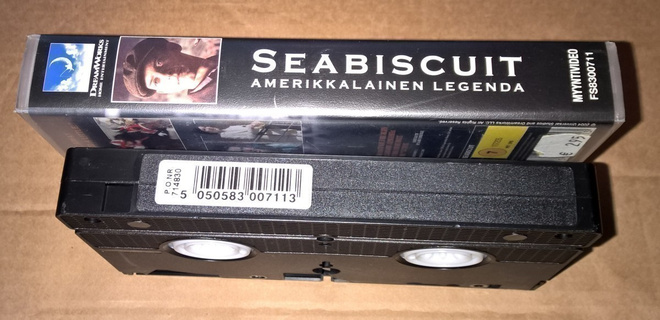 SEABISCUIT AMERIKKALAINEN LEGENDA VHS DRAAMA