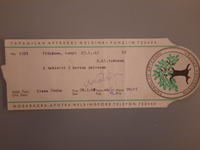 signatuuri Helsinki Tapanilan apteekki  -68