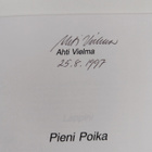 Ahti Vielma : Pieni poika (signeerattu) - pikkukuva 3