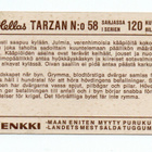 Purkkakuva Hellas TARZAN n:o 58 Purukumikuva - pikkukuva 2