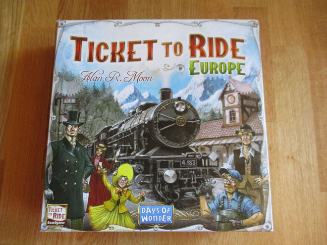TICKET TO RIDE EUROPE * lautapeli MENOLIPPU * DAYS OF WONDER