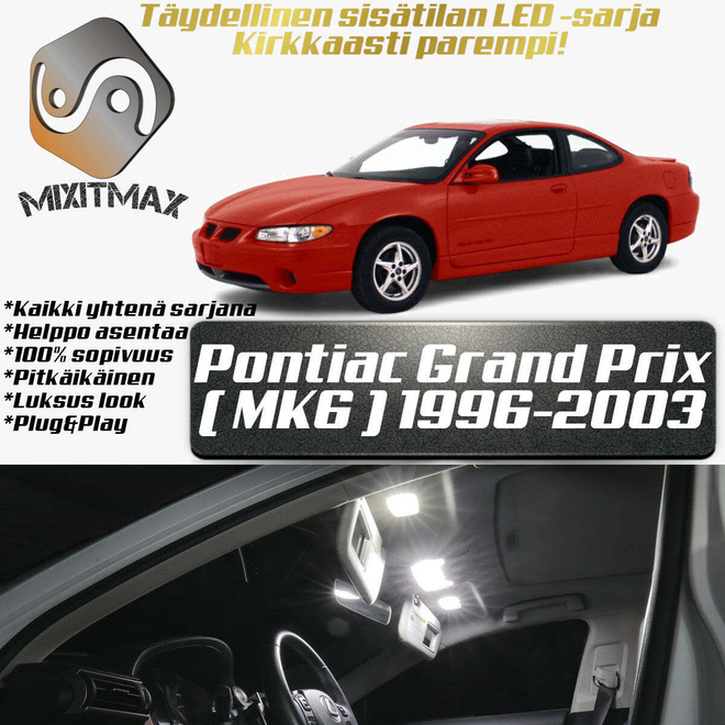 Pontiac Grand Prix (MK6) Sisätilan LED-sarja 22-