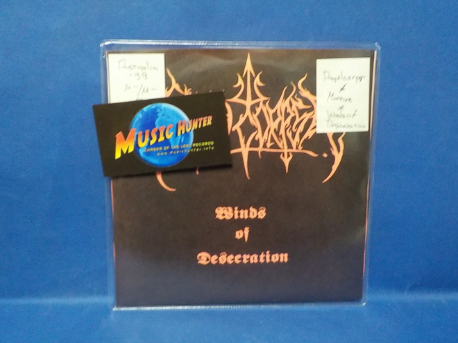 ANGELCORPSE - WINDS OF DESECRATION M-/M- AUSTRALIA -99  7"