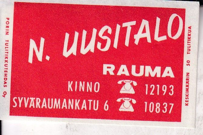 Rauma. N. Uusitalo, s96