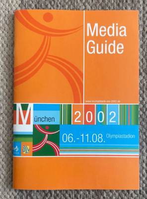 EUROPEAN ATHLETICS MÜNCHEN 2002 MEDIA GUIDE