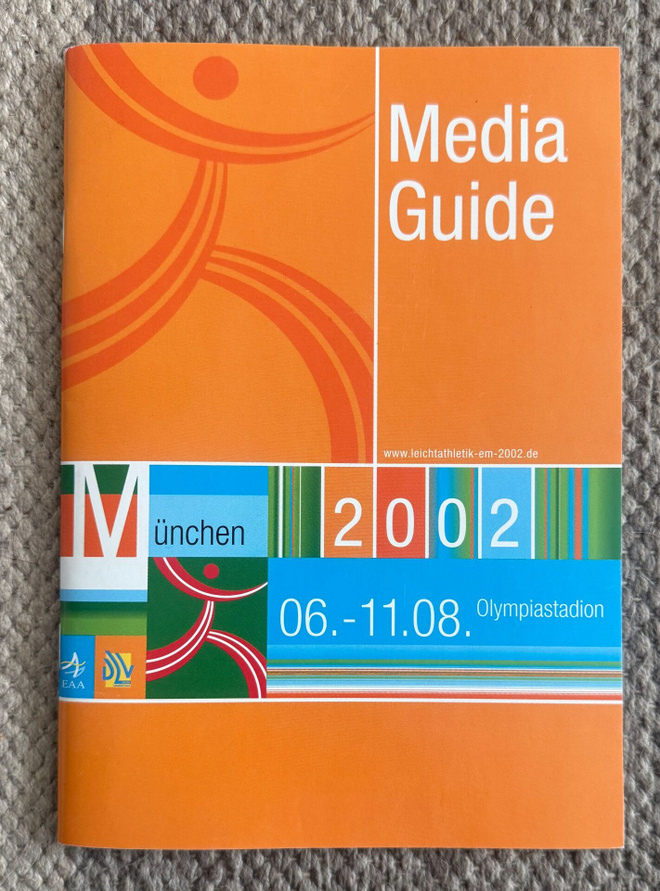 EUROPEAN ATHLETICS MÜNCHEN 2002 MEDIA GUIDE