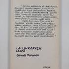 Samuli Paronen : Lallinkorven leipä - pikkukuva 2