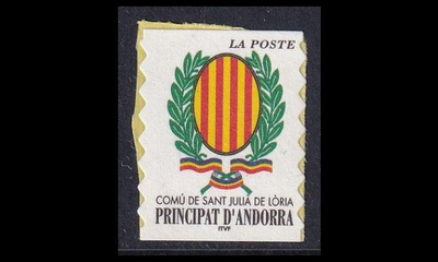Andorra Fr 561 ** Vaakuna Sant Julià de Lorià (2001)