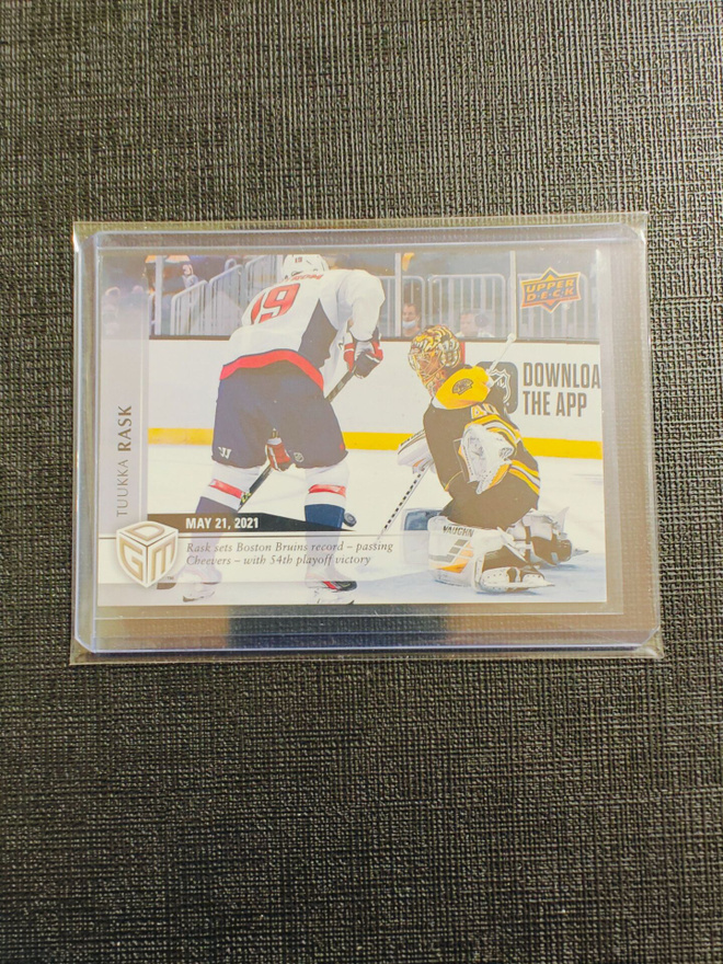 Tuukka Rask - 20-21 UD Game Dated Moments /499