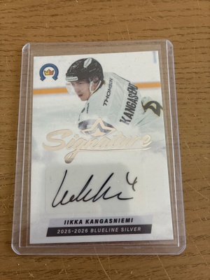Iikka Kangasniemi kiekko espoo blueline silver signature