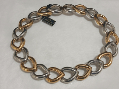 Upea 21k kullattu Kanadalainen kaulakoru kääty Gold plated