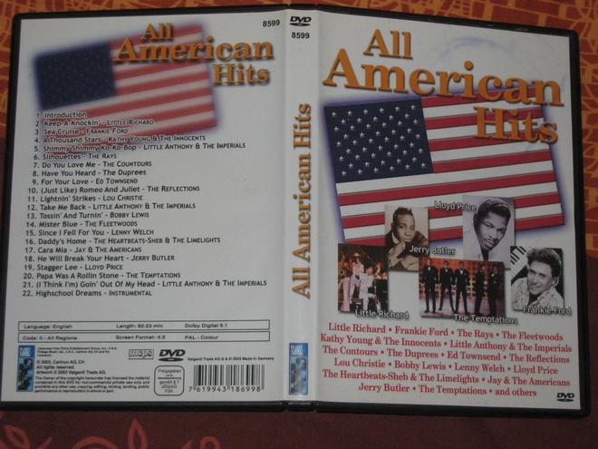 DVD - All American Hits - Rock and Roll kokoelma