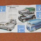 1957 Peugeot mallisto esite - KUIN UUSI - 203 403 D 7 paku - pikkukuva 3