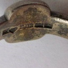 VANHA Sormus Sotainvaliidien Hyväksi Hopeaa 1940 Koko n.22mm - pikkukuva 2