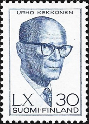 1960 Presidentti Urho Kekkonen 60 vuotta ** LaPe 524
