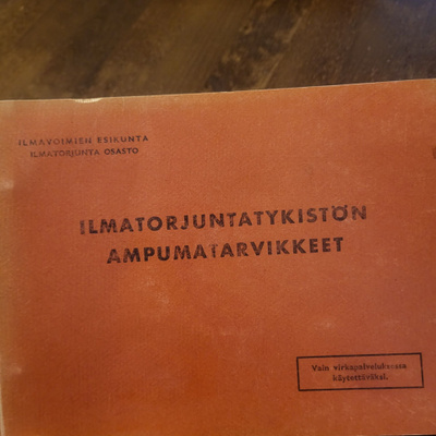 Ilmatorj.tykist.Ampumatarvikkeet