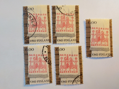 Postimerkki Käs'paikka 6,00