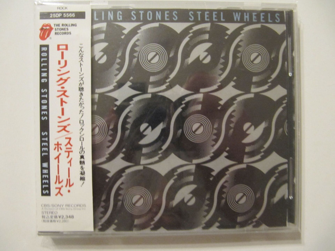 The Rolling Stones Steel Wheels Japanilainen CD OBI