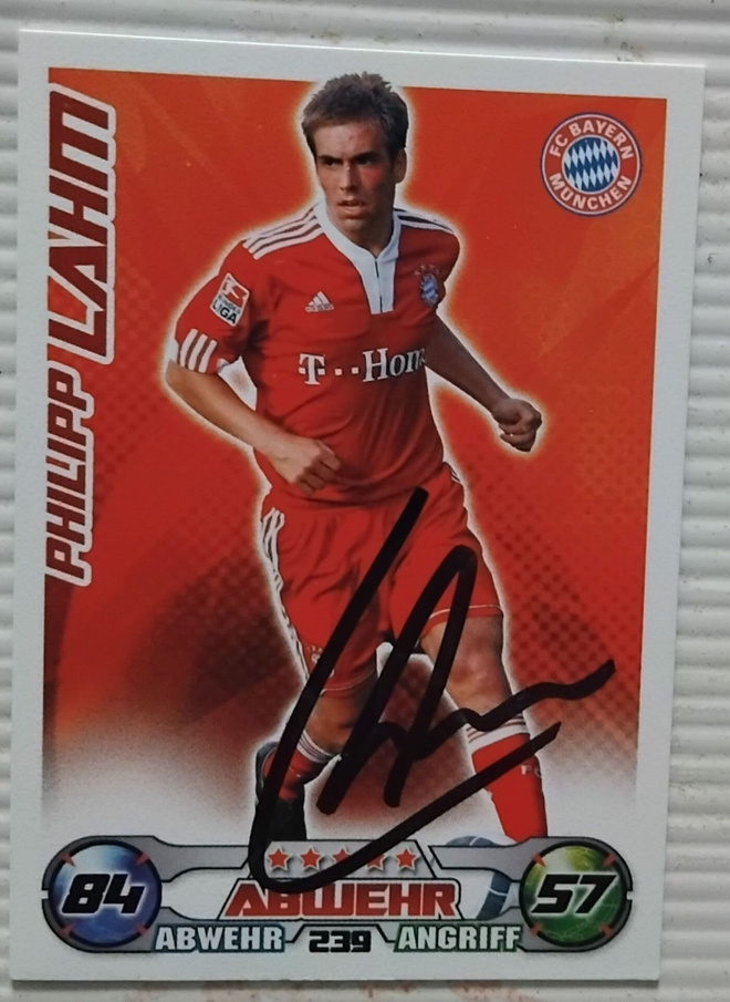 Philipp Lahm Bayern Munchen signed