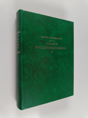 Tauno Tirkkonen : Suomen siviiliprosessioikeus 2