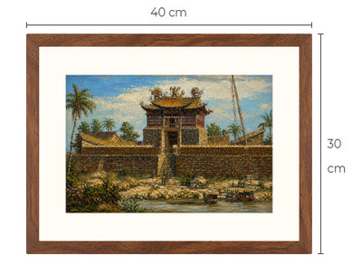Uusi Temppeli Kiina art print 30 cm x 40 cm