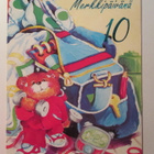 KULKEMATON 10-VUOTIAALLE SYNTYMÄPÄIVÄKORTTI - pikkukuva 1