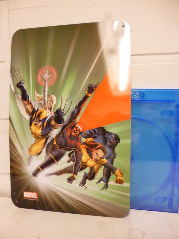 MARVEL X-MEN METAL PLATE	(43 696)	(17 x 26cm)