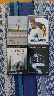 Tarkovski-elokuvia (Andrei Rublev, Solaris, Peili, Uhri)