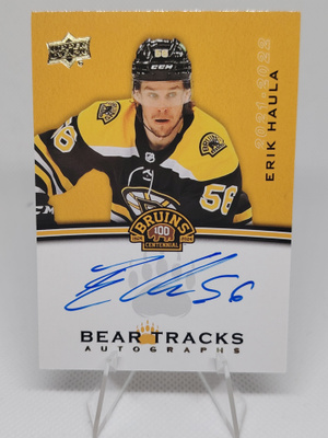 2023-24 Upper Deck Brear Tracks Erik Haula nimmarikortti