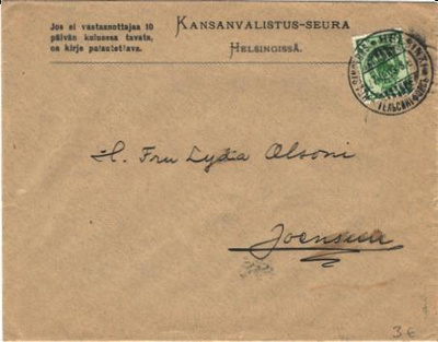 FIRMAKUORI HELSINKI KANSANVALISTUS-SEURA